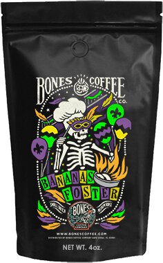 Bones Coffee Bananas Foster Whole bean coffee