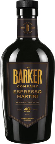The Barker Company Espresso Martini Premium Cocktail