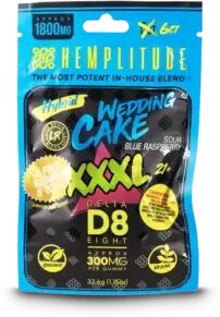 Hemplitude 300mg Wedding Cake 6 pack Delta8 THC