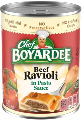 Chef Boyardee Beef Ravioli