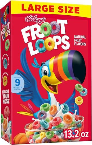 Kellogg Cereal Froot Loops