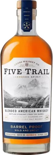 Coors Five Trail Whiskey Barrel Proof Uncut
