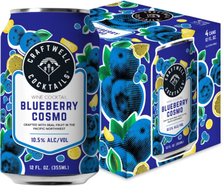 Craftwell Cocktails Blueberry Cosmo