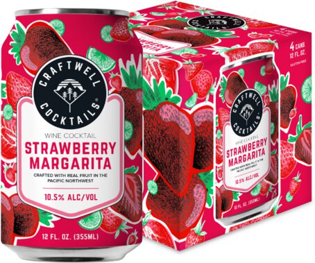 Craftwell Wine Cocktails Strawberry Margarita