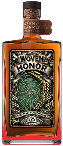 18 Year Woven Honor Scotch Whisky, Orphan Barrel