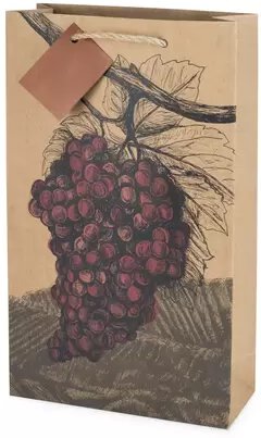 Illustrated Grapes Gift Bag By Cake Walk