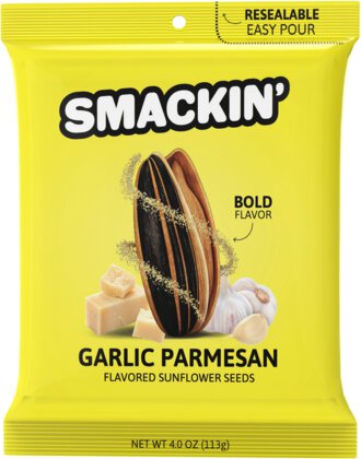 Smackin Garlic Parmesan Flavored Sunflowers Seeds 113g