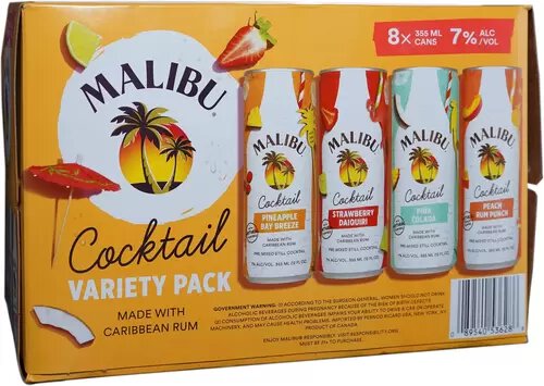 Malibu Cocktails Variety Pack