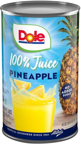 Dole Pineapple Juice Cans