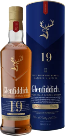 Glenfiddich 19 Year Old Bourbon Barrel Single Malt Scotch - 750ml