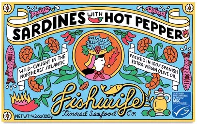 Fishwife Sardines With Hot Pepper