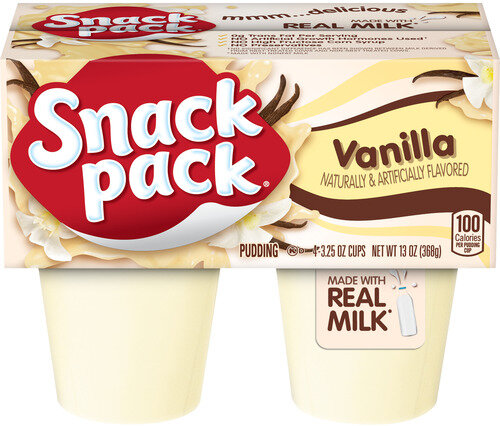 Snack Pack Pudding Vanilla