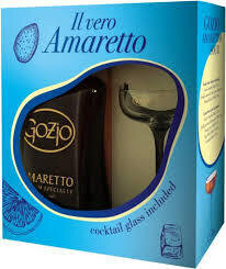 Gozio Amaretto 750ml (Gift Set), Italy Lombardy