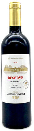 Chateau Lamothe Bourdeaux Vincent Red Merlot Cabernet Franc