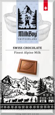 Milkboy Alpine Milk Swiss Chocolate Bar
