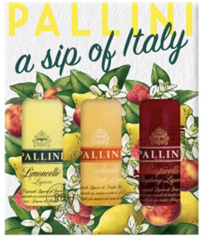 Pallini Limon/Peach/Raspberry 
