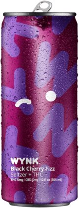Wynk 3mg Thc Seltzer Black Cherry Fizz