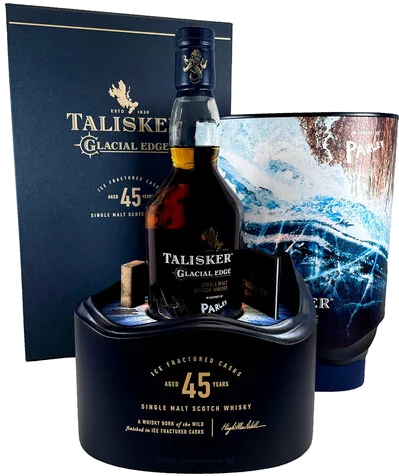 TALISKER GLACIAL EDGE 45 YEAR OLD SINGLE MALT SCOTCH WHISKY
