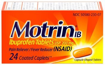 Motrin 24 Tablets Btl