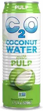 CO2 Coconut water Pulp 17.5oz