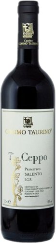 Taurino Primitivo Salento Rosso 7 Ceppo