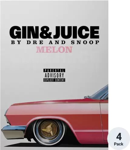Gin & Juice Melon by Dre and Snoop 4Pk Cans (5.9% ABV )