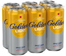 MICHELOB GOLDEN LIGHT 16OZ 6CAN