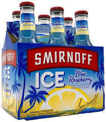 SMIRNOFF ICE BLUE RASPBERRY 6NR