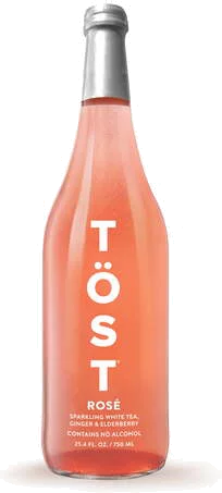Tost Rose Sparkling White Tea Ginger & Elderberry