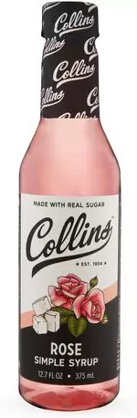 Collins Rose Simple Syrup