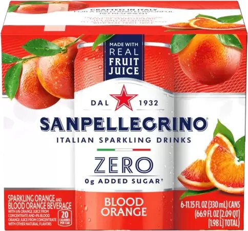 Sanpellegrino Zero Blood Orange 330ml