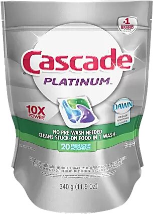 Cascade Platinum Dishwasher 7.8OZ