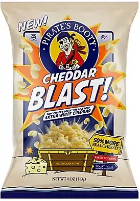 Pirate 'S Booty Cheddar Blast 4oz