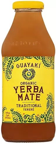 Guayaki Organic Yerba Mate Tea Traditional Terere 16oz Btl