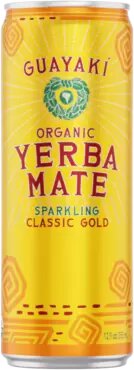 Guayaki Organic Yerba Mate Tea Sparkling Classic Gold can 12oz