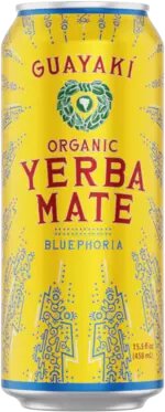 Guayaki Organic Yerba Mate Tea Bluephoria can 15.5oz