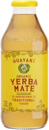 Guayaki Organic Yerba Mate Tea Unsweetened Traditional Terere 16oz Btl