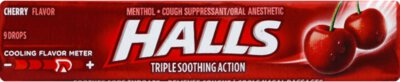 HALLS Relief Cough drops Cereza