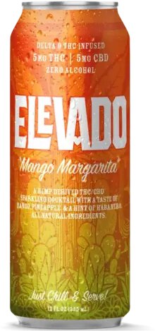 Elevado Cktl Mango Margarita 5mg Thc & 5mg Cbd