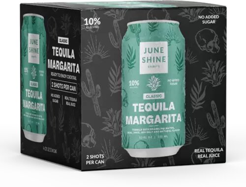 JuneShine Spirits Tequila Margarita 4pk