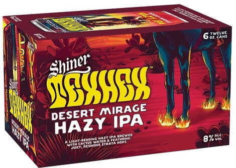 Shiner Texhex Desert Mirage Hazy IPA 6PK Cans