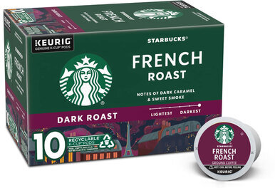 Starbucks French Roast Dark Keurig Brewed K Cups