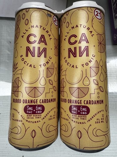 Cann Blood Orange Cardamom 3mg Thc Seltzer