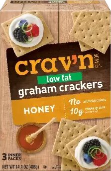 Crav'n Flavor Graham Crackers Honey