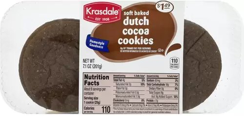 Krasdale Dutch Cocoa Cookies