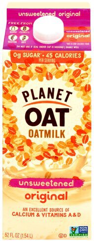Planet Oat Original Oatmilk Unsweetened