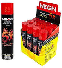 Neon Universal Gas Lighter Refill
