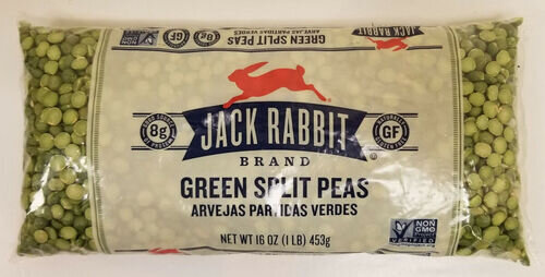 Jack Rabbit Green Split Peas