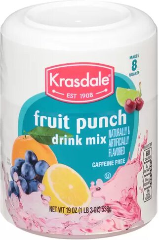 Krasdale Drink Mix Punch Qt