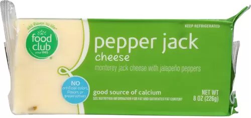 Food Club Pepper Jack Cheese